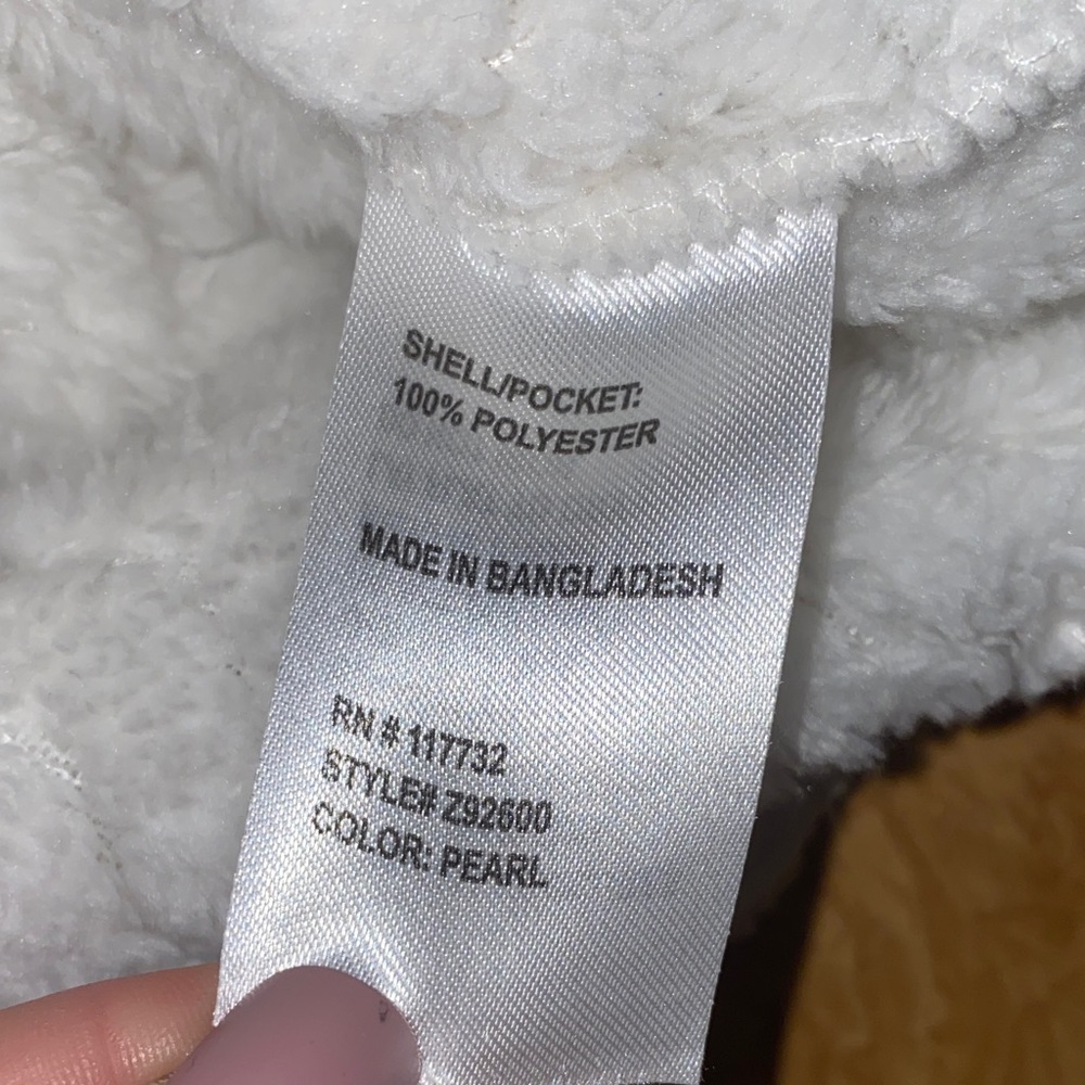 5/$50 ZeroXposur Women's Cream Textured Teddy Jacket Size Small - Picture 13 of 14